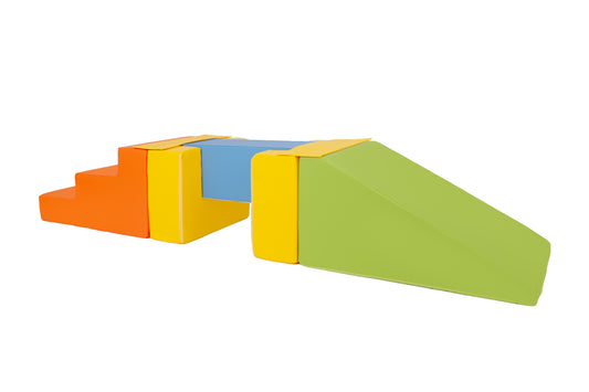 Beam, Step and Slide - Orange, Yellow, Blue & Green