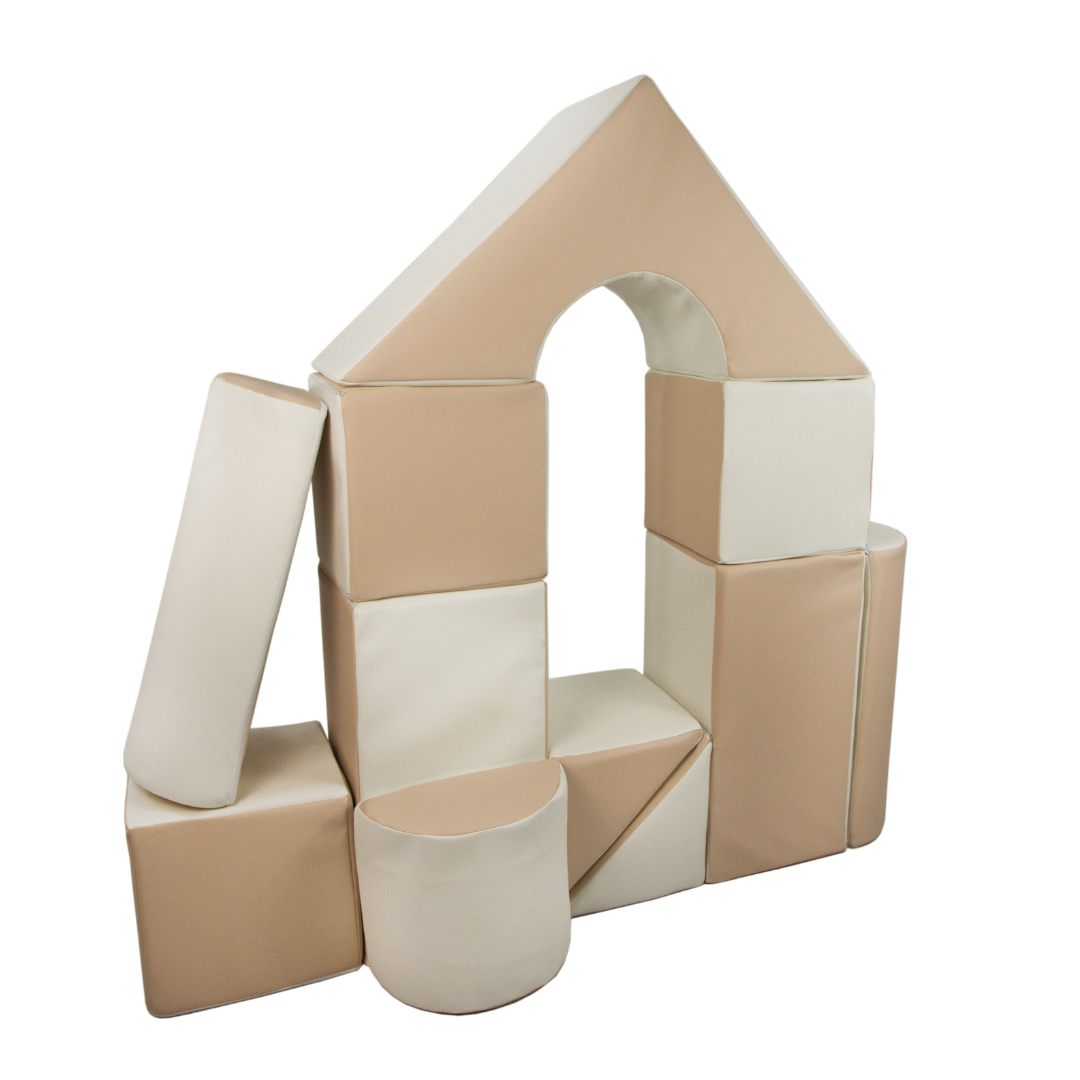 Maxi Castle Block Sets - Beige & White