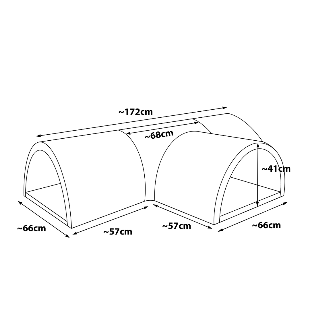 T Shaped Tunnel Set