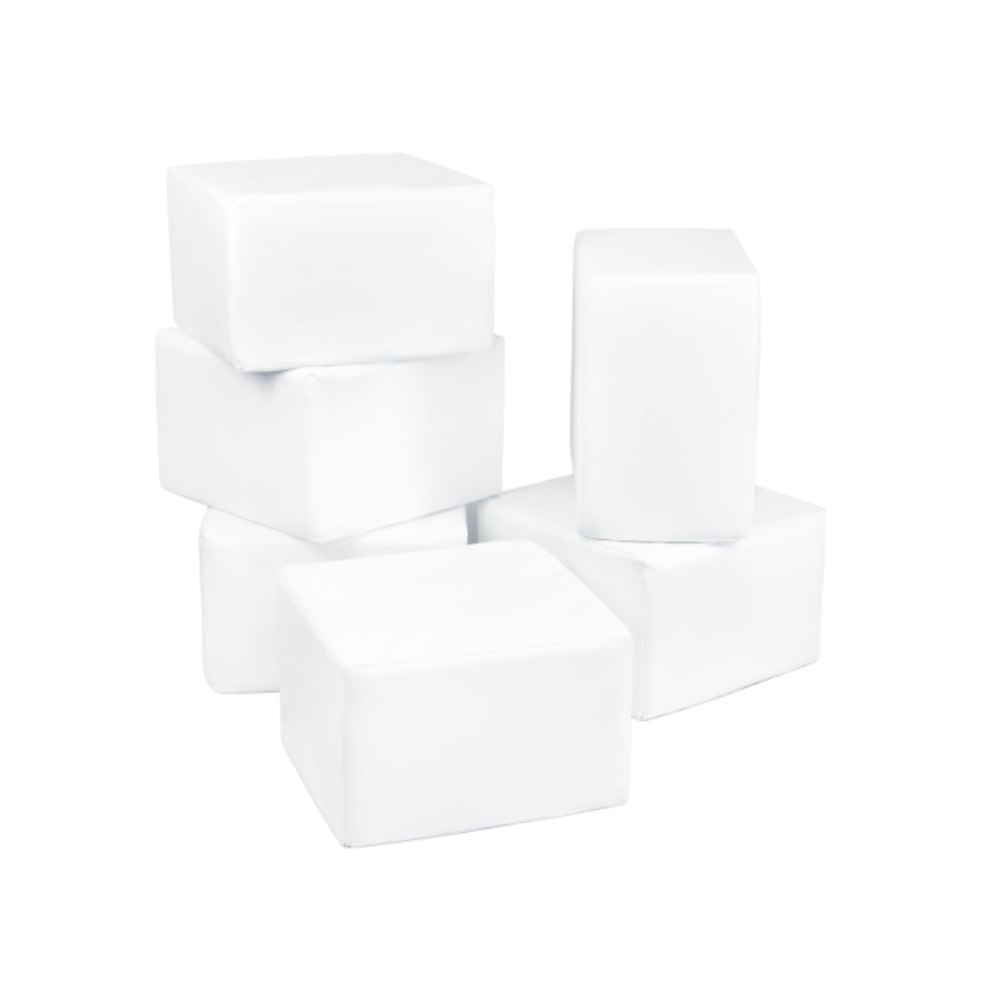 Rectangle Stacking Blocks - White