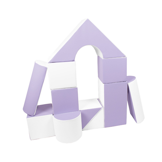 Maxi Castle Block Sets - Lilac & White